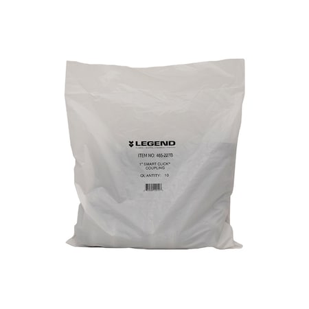 Legend Valve 1" SMART CLICK COUPLING, PK10 465-227B